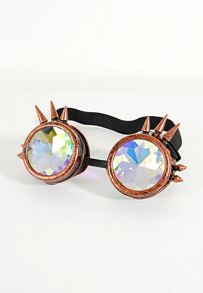 Steam punk reflective goggles bronze - Image 2