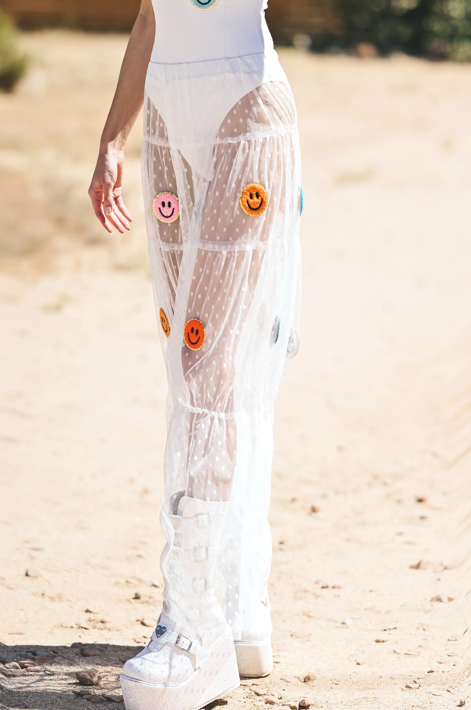 Valerie smile maxi skirt white - Image 7