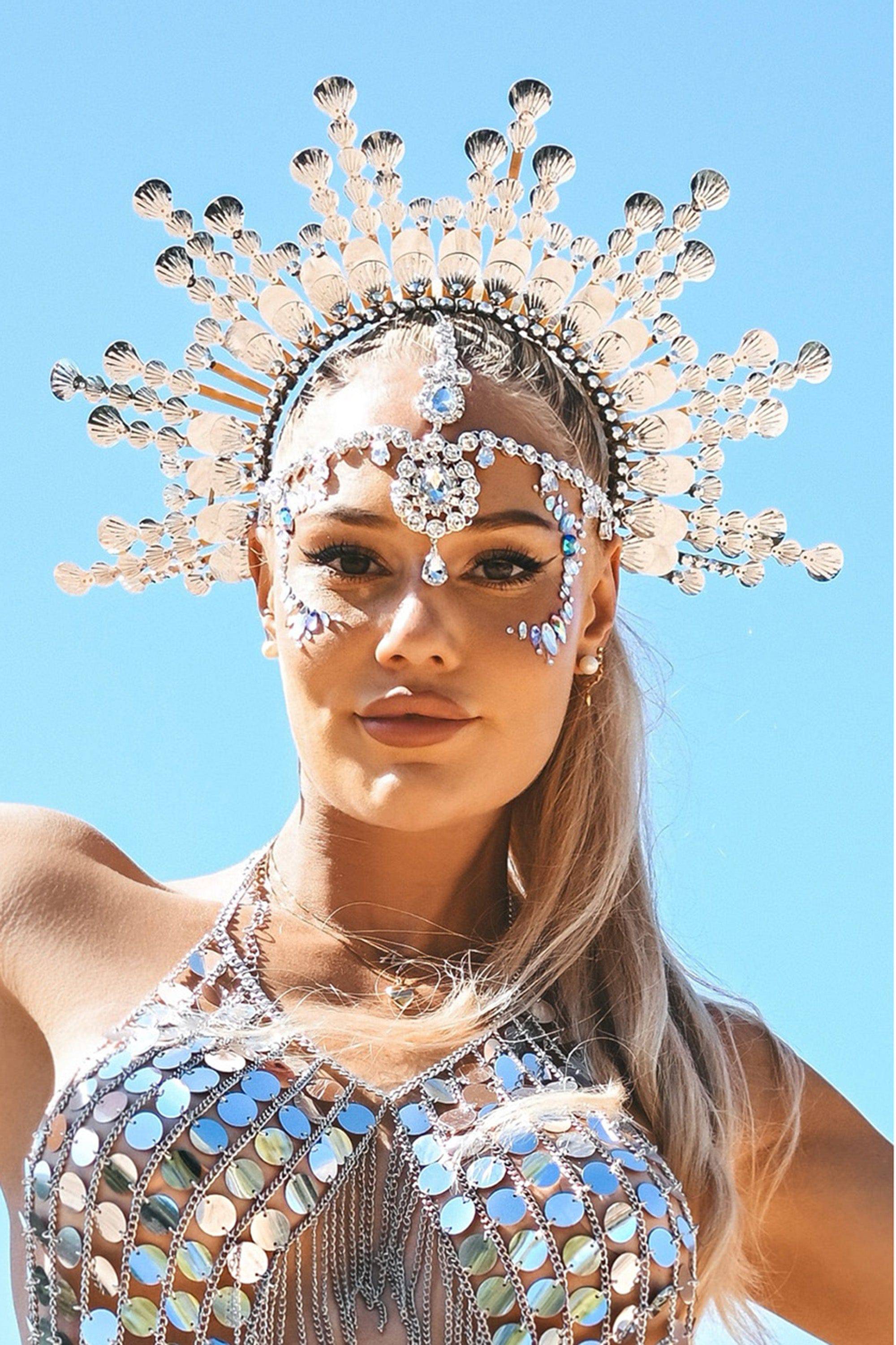 Wilma halo crown silver - Image 2