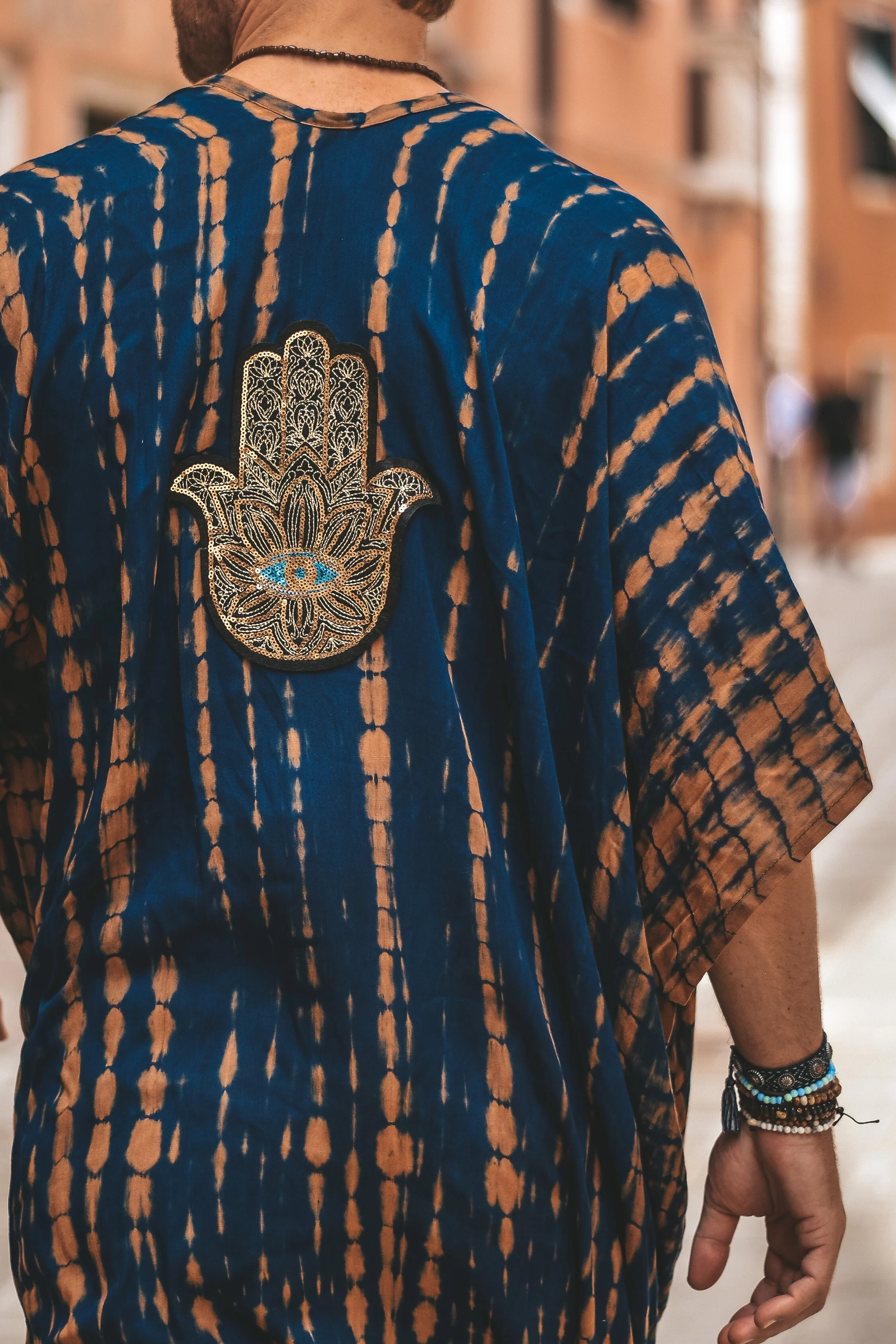 Zimbiza hamsa kimono blue - Image 2