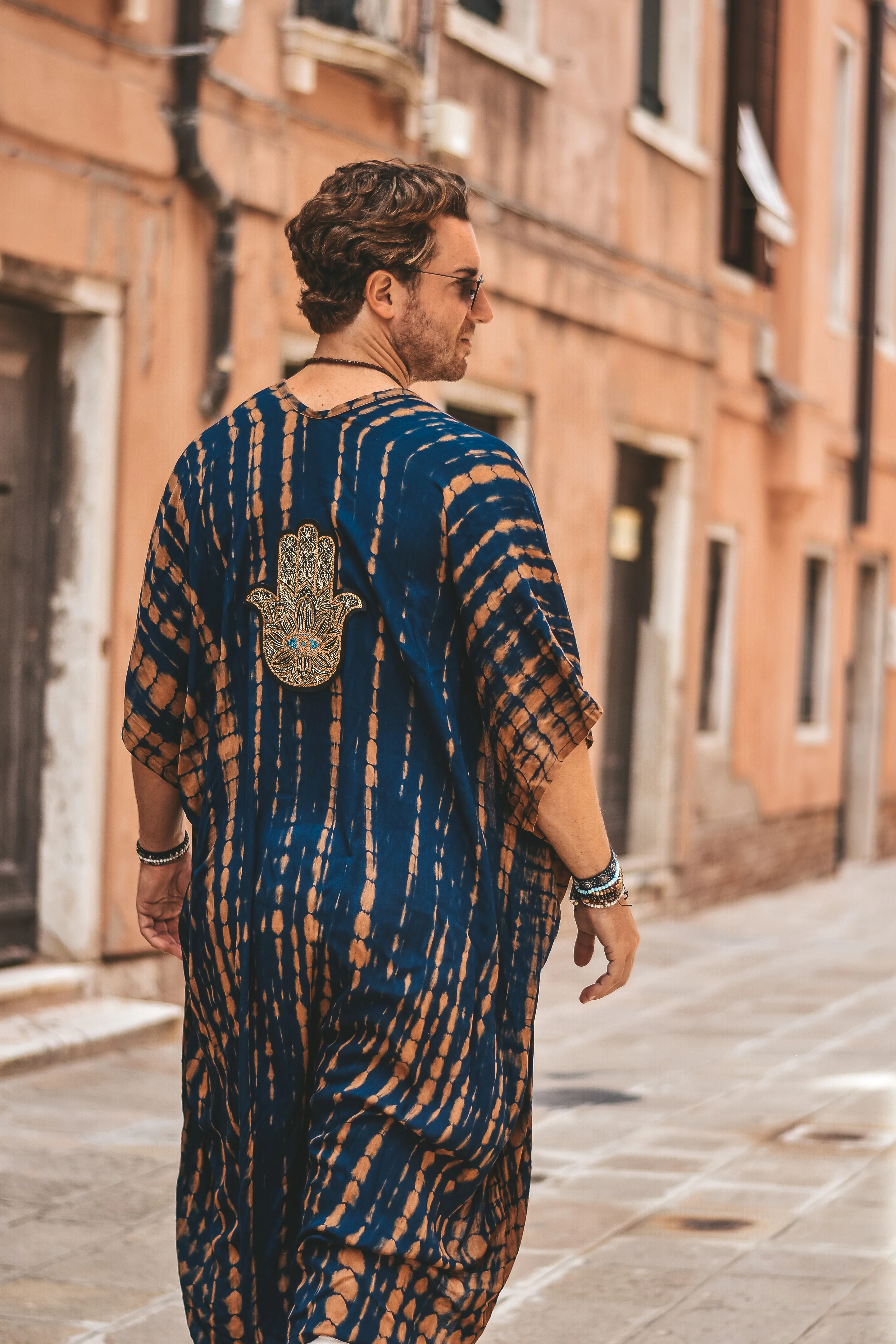Zimbiza hamsa kimono blue - Image 3
